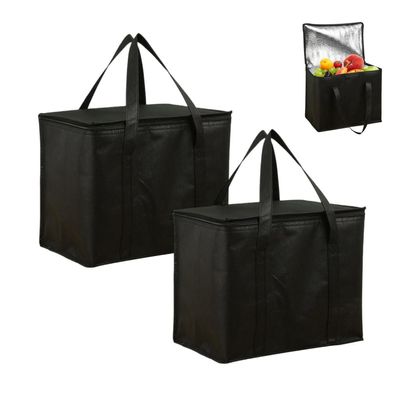Megcdtr Kühltasche, 2 Stück Faltbare Thermotasche mit Griffen für Picknick