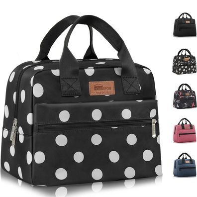 Homespon Isolierte Lunchtasche, große Kapazität, wasserdicht, tragbar für Büro