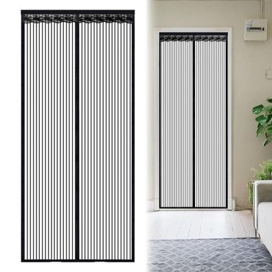 CarPlusStudio Fliegengitter Balkontür Magnetvorhang 90x200cm - Insektenschutz