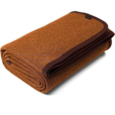 Acushla Merino Wolldecke 160x200cm - Super Soft Kuscheldecke für Sofa und Bett