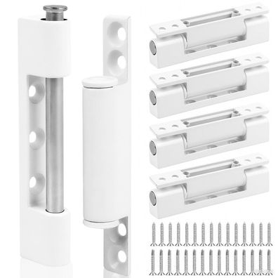 Niuny Tür- und Fensterscharniere, 5 Stück, 95mm, Weiß, Zinklegierung, für