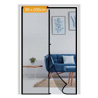 Yotache Magnet Fliegengitter Balkontür 90x200cm Insektenschutz ohne Bohren für