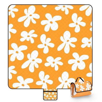 Zolove Picknickdecke 200x200 cm XXL, wasserdicht, sandfrei, faltbar, waschbar