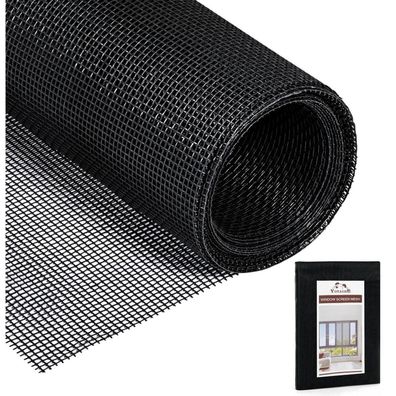 Yotache Fliegengitter Fenster 252x122cm - Reißfestes Insektenschutzgitter für