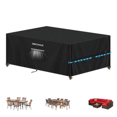 Simphaus Abdeckplane für Gartenmöbel, 200x100x75cm, Wasserdicht, 420D Oxford