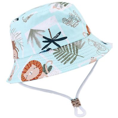 Malaxlx Baby Kinder Sonnenhut Fischerhut Sommerhut UV Schutz Strandhut für