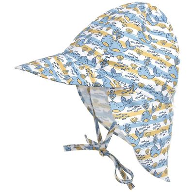 Malaxlx Baby Sonnenhut Kinder Sommermütze Kleinkind mit Nackenschutz und