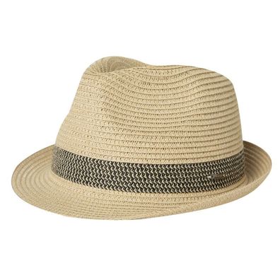 Comhats Herren Strohhut Trilby Fedora Panama - Faltbar, Sonnenschutz, UPF 50