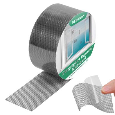 Redtron Reparaturband für Fensterscheiben, Schwarz (48 mm x 5 m) - Starkes