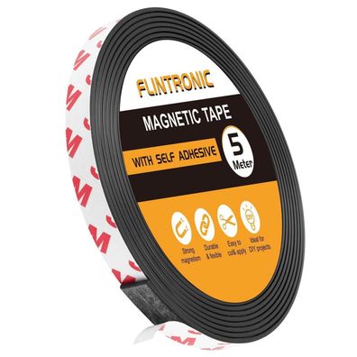 Flintronic Magnetband Selbstklebend 5M - Starker Halt für Fliegengitter