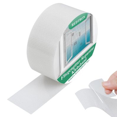 Redtron Reparaturband für Fensterscheiben, Weiß (48 mm x 10 m) - Starkes