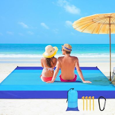 Ainiv Picknickdecke 210x200cm - Tragbar, Wasserdicht, Sanddicht