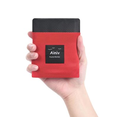 Ainiv Mini Picknickdecke, ultraleicht, tragbar, sandabweisend, wasserdicht