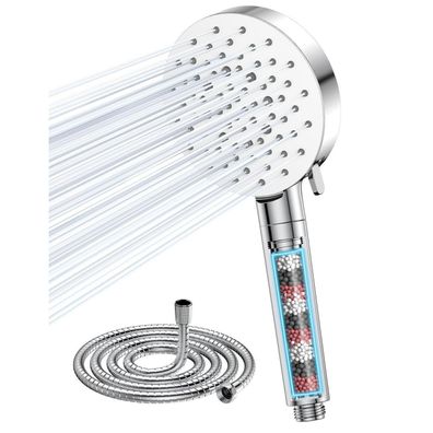 VOXON Duschkopf mit Filter, Wassersparend, Hochdruck Handbrause mit 6