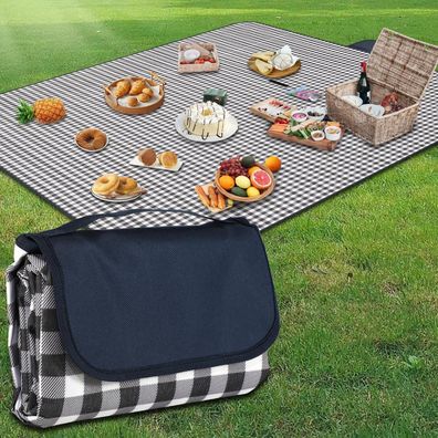 Yaomaisi Große Picknickdecke 300x200cm, faltbar, wasserdicht