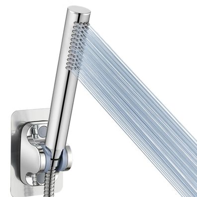 Voolan Handbrause Komplett aus Metall, Hochdruck-Duschkopf aus Chrom mit