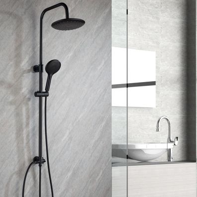 RONVIE Regendusche Duschsystem ohne Armatur, 23cm Rundkopfbrause