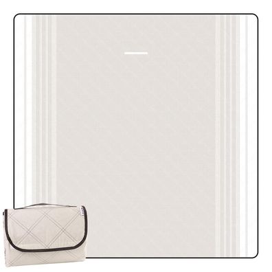 DEWUR Picknickdecke Khaki 200x200 cm - Wasserfest, Sandfrei, Waschbar & Isoliert