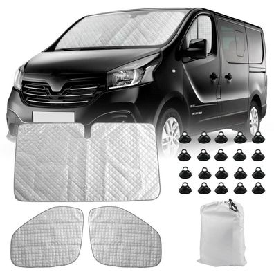 3-teiliges Wohnmobil Sonnenschutz Set für Renault Trafic, Opel Vivaro, Nissan