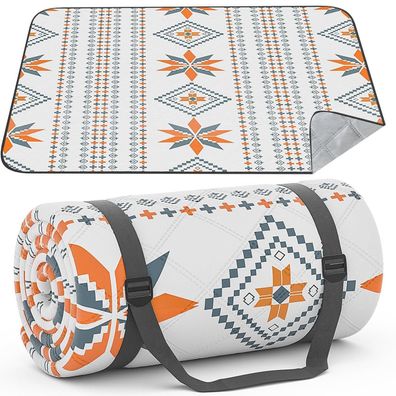 HUTHIM Picknickdecke 200x200 cm Wasserdicht, Maschinenwaschbar, Sandfrei