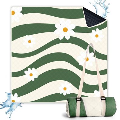 Larutan Stranddecke Versailles Daisy 200x200 cm - wasserdicht