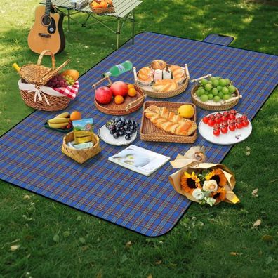 Alaoo Picknickdecke 150 x 200cm, wasserdicht und waschbar, faltbar mit