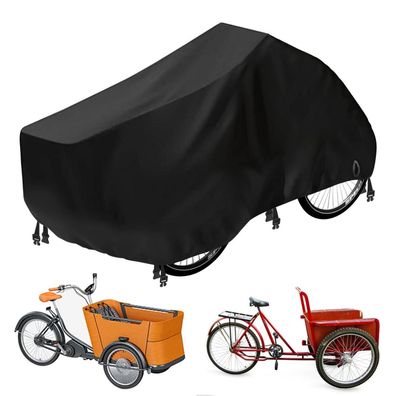 Timisea Lastenfahrrad Abdeckung wetterfest - Premium Fahrradgarage für E-Bikes