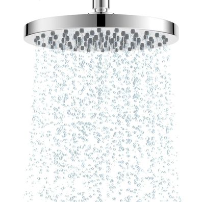 Hibbent Regenduschkopf 20,3 cm Rund, Hochdruck Duschkopf mit schwenkbarem