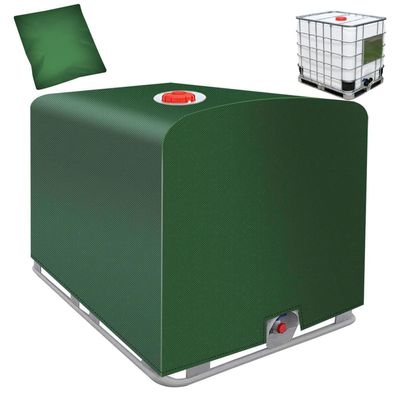 MaxAwe IBC Tank Abdeckung 1000L, 420D Oxford mit Silberbeschichtung