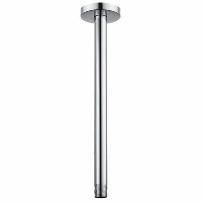 Voolan Duscharm mit Flansch, Deckenmontiertes Duschrohr für Regendusche, 40.5cm