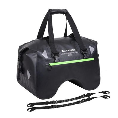 WILD HEART Motorrad-Rücksitztasche 50L U-förmig wasserdicht PVC Gepäcktasche