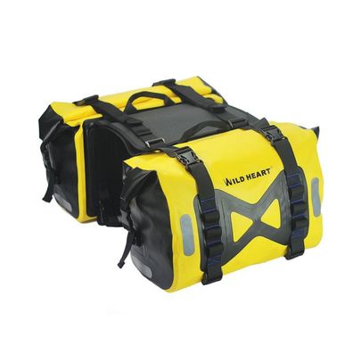 WILD HEART Wasserdichte Motorrad Satteltasche 50L - Gelb