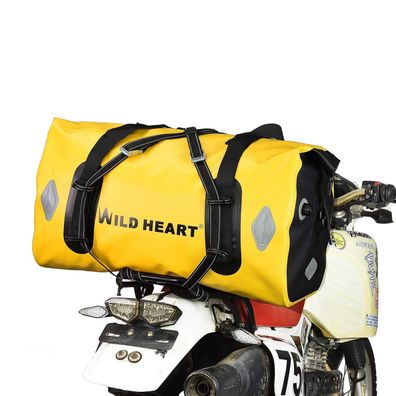 WILD HEART Wasserdichte Motorradtasche 55L 66L 77L, Gelb