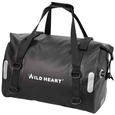 WILD HEART Wasserdichte Motorradtasche 55L 66L 77L - Schwarz