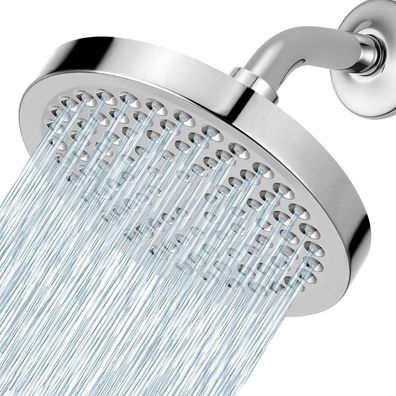 Voolan Hochdruck Regendusche 15cm, Fester Regenduschkopf mit Chrom-Finish