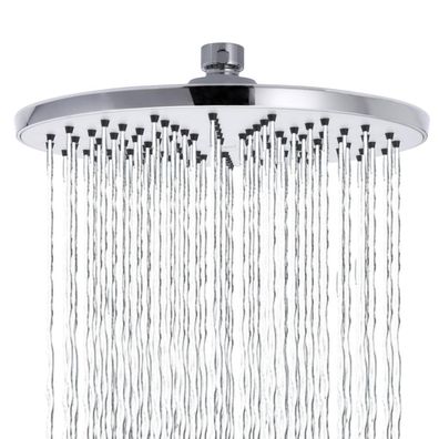 Markcco Runde Regendusche 20 cm, Hochdruckdusche aus ABS, für Wand- oder