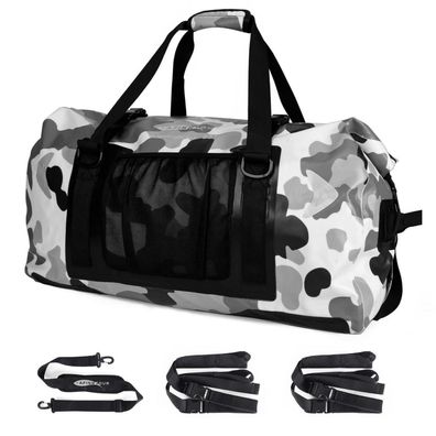 Afishtour 65L wasserdichte Duffelbag - Große Motorrad-Reisetasche mit Gurten