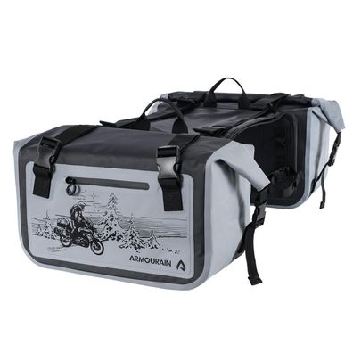 Armourain Motorrad Seitentasche 50L (25L x 2) - Wasserdicht und verschleißfest