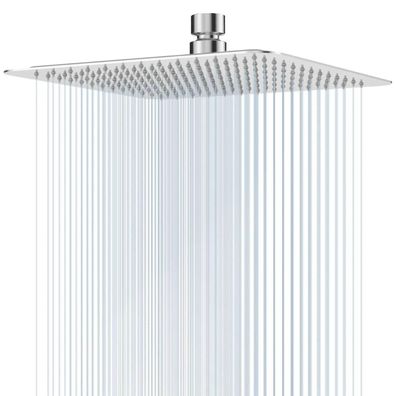 12 Zoll (30cm) Quadratischer Regenduschkopf aus Edelstahl 304, Selbstreinigend