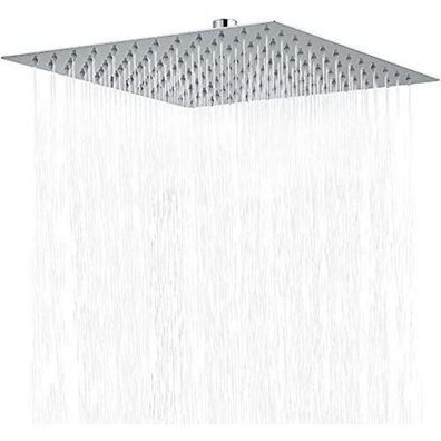 Xixitaihao Regendusche 25x25cm Eckig, 10 Zoll Edelstahl Brausekopf