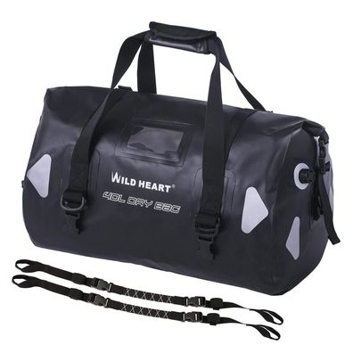 WILD HEART wasserdichte Reisetasche, 66L, verschweißte Nähte, Schultergurte