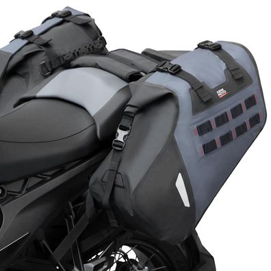 Kemimoto IPX6 Wasserdichte Motorrad-Satteltaschen 30L (15L x 2) aus PVC, für