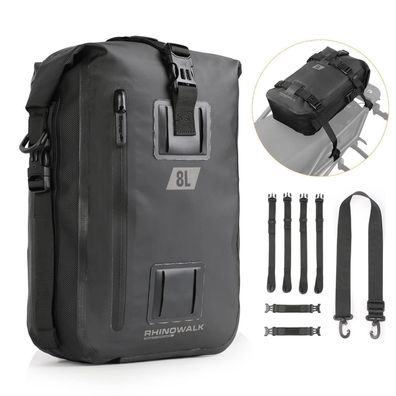 Rhinowalk Motorrad Sitztasche 8/15/30L Wasserdicht - Vielseitige Gepäcklösung