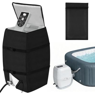 AOOWU Whirlpool Pumpenabdeckung - Wasserdicht, Isoliert, Robust, Universell für