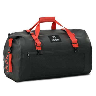 Borleni Motorrad Hecktasche 50L wasserdicht - Premium Gepäckrolle mit Rolltop