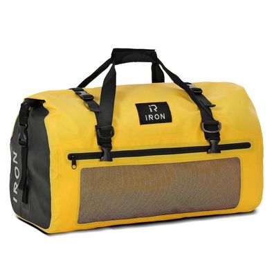 Borleni Motorrad Hecktasche 50L - Wasserdichte Gepäckrolle mit Rolltop