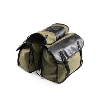 evomosa Motorrad Satteltaschen aus Canvas, wasserdicht, Werkzeugaufbewahrung