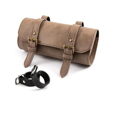 evomosa Mini Motorrad Satteltasche aus PU-Leder für Werkzeug und Aufbewahrung