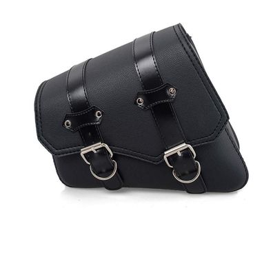 evomosa PU Leder Satteltasche Universal für Motorräder, Werkzeugtasche (Links)