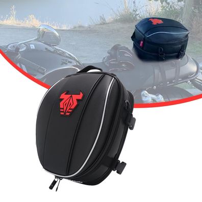 JFG RACING Wasserdichte Motorrad Hecktasche Gepäcktasche Sitzbanktasche